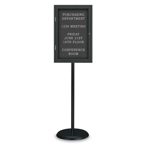 Corkboard, Triple Door, Radius Frame, 96x48", Bronze/Natural Tan Cork